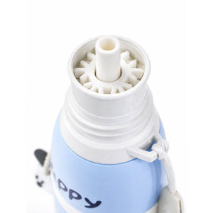 Little Surprise Box Blue Puppy Stripes Cap Series, Stainless Steel Kids Water Bottle, 520ml - Water Bottle