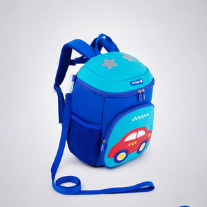 Little Surprise Box Blue Red Car Kids Backpack | The Mom Store - Back To School