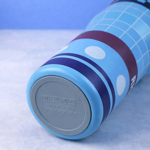 Little Surprise Box Blue Red Check Stainless Steel Tumbler 560ml - Water Bottle