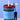 Little Surprise Box Blue Red Check Stainless Steel Tumbler 560ml - Water Bottle