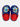 Little Surprise Box Blue & Red spinning rocket Slip on Clogs/Footwear for Toddlers & Kids - LSB - FW - BLUREDSPINRCKET - 18/19EU