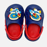 Little Surprise Box Blue & Red spinning rocket Slip on Clogs/Footwear for Toddlers & Kids - LSB - FW - BLUREDSPINRCKET - 18/19EU