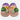 Little Surprise Box Blue Smilie Dino Slip on Clogs/Footwear for Toddlers & Kids - LSB - FW - PNKSMILIE - 24EU