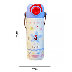 Little Surprise Box Blue Star Sleek Stainless Steel Water Bottle 550ml - Water Bottle