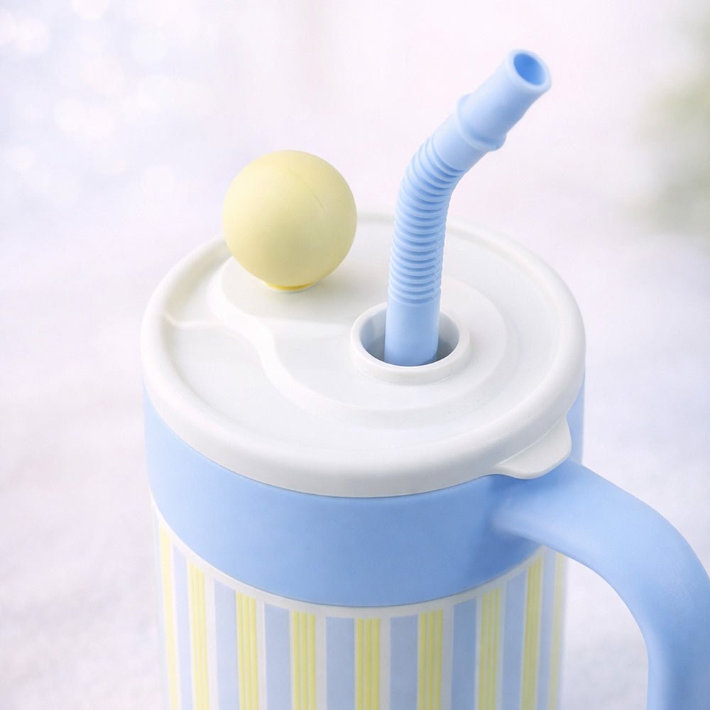 Little Surprise Box Blue Stripes Stainless Steel Tumbler with Infuser – 620ml - Tumbler