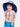 Little Surprise Box Blue Summer& Beach Cap with wide neck flap for Kids with windproof string - LSB - CAP - BLUNECKFLAP