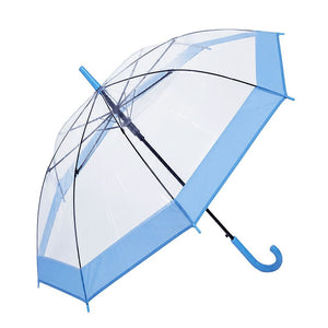 Little Surprise Box Blue Transparent Umbrella | The Mom Store - Monsoon Wear