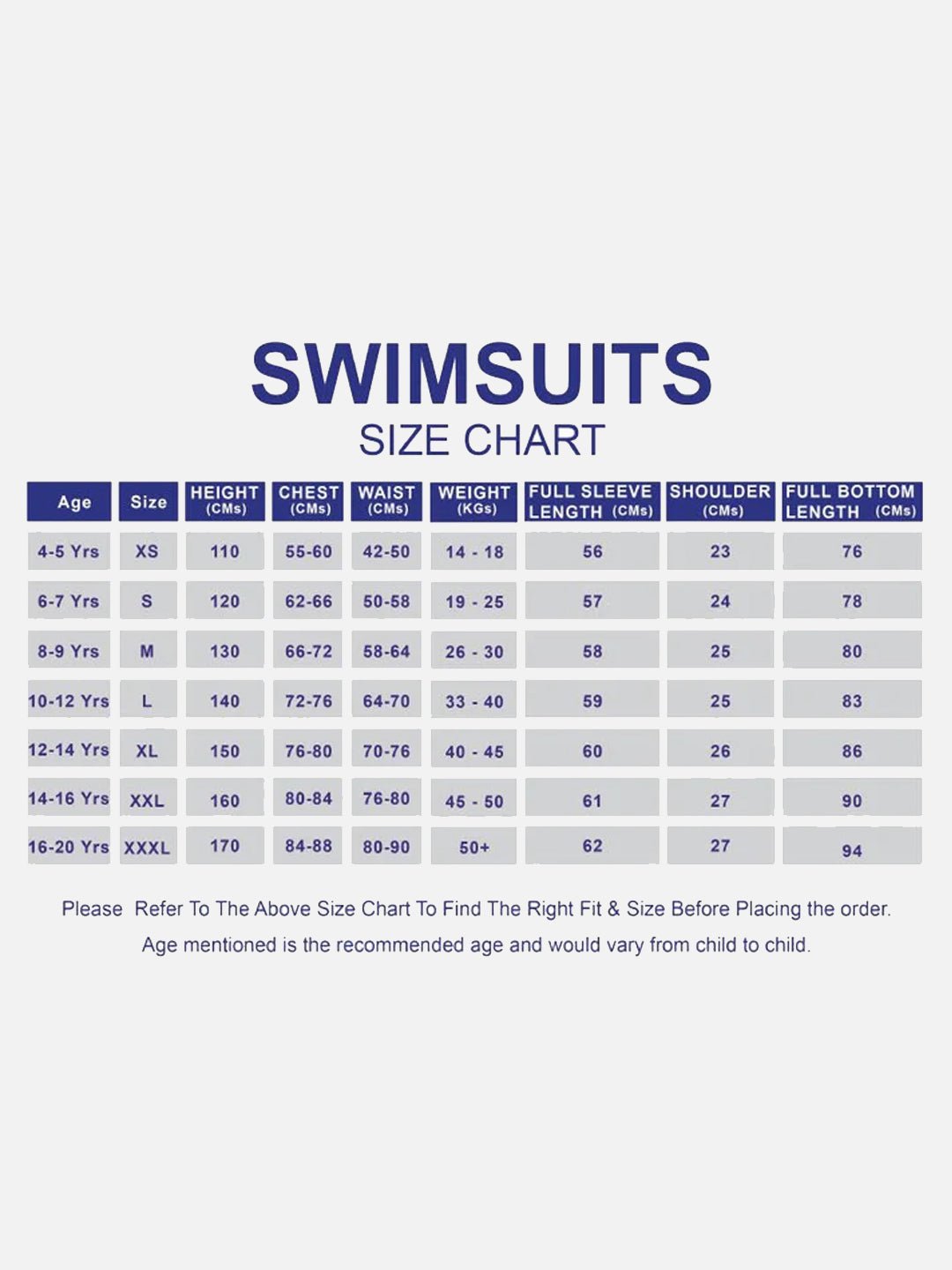Little Surprise Box, Blue Tri Color Super Sport Swimwear for Toddlers & Kids with UPF 30+(130) - LSB - SW - LSBTRIBLU130