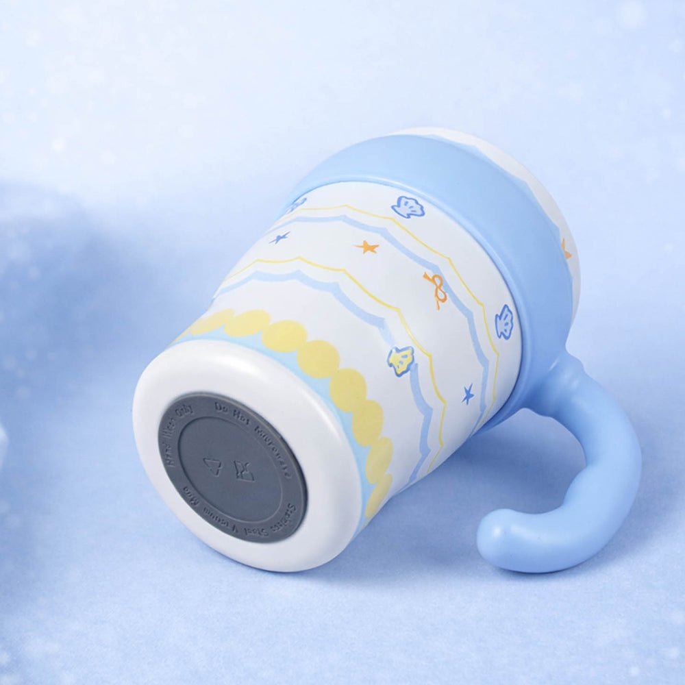 Little Surprise Box Blue Waves Stainless Steel Kids Tumbler Bottle - Tumbler