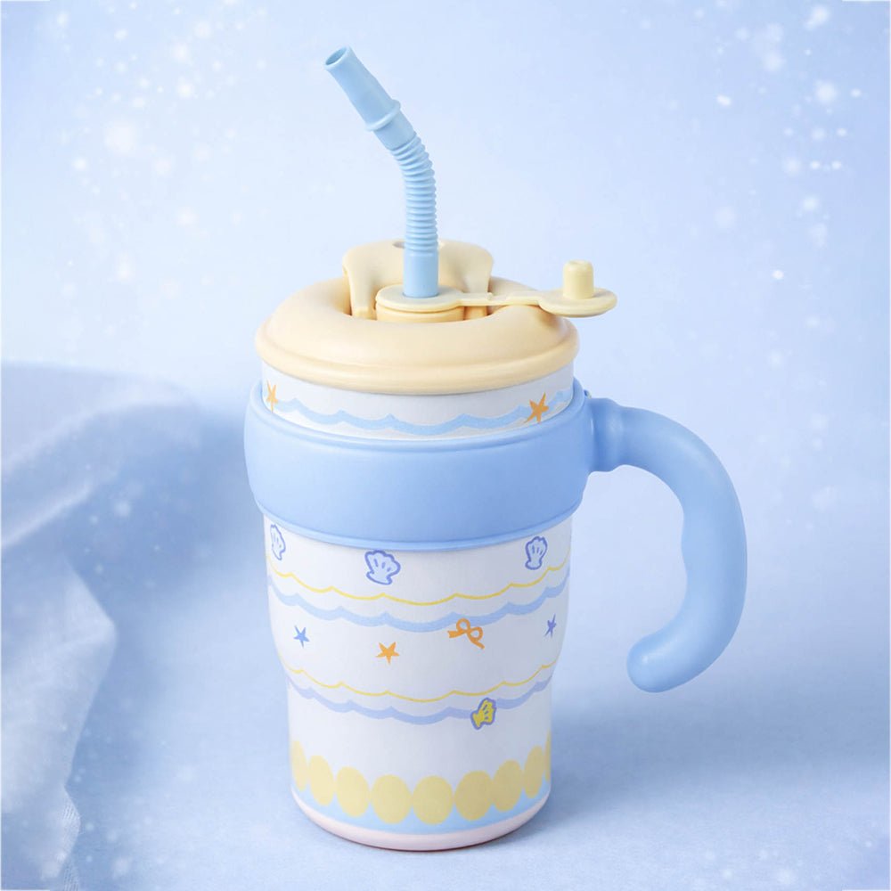 Little Surprise Box Blue Waves Stainless Steel Kids Tumbler Bottle - Tumbler