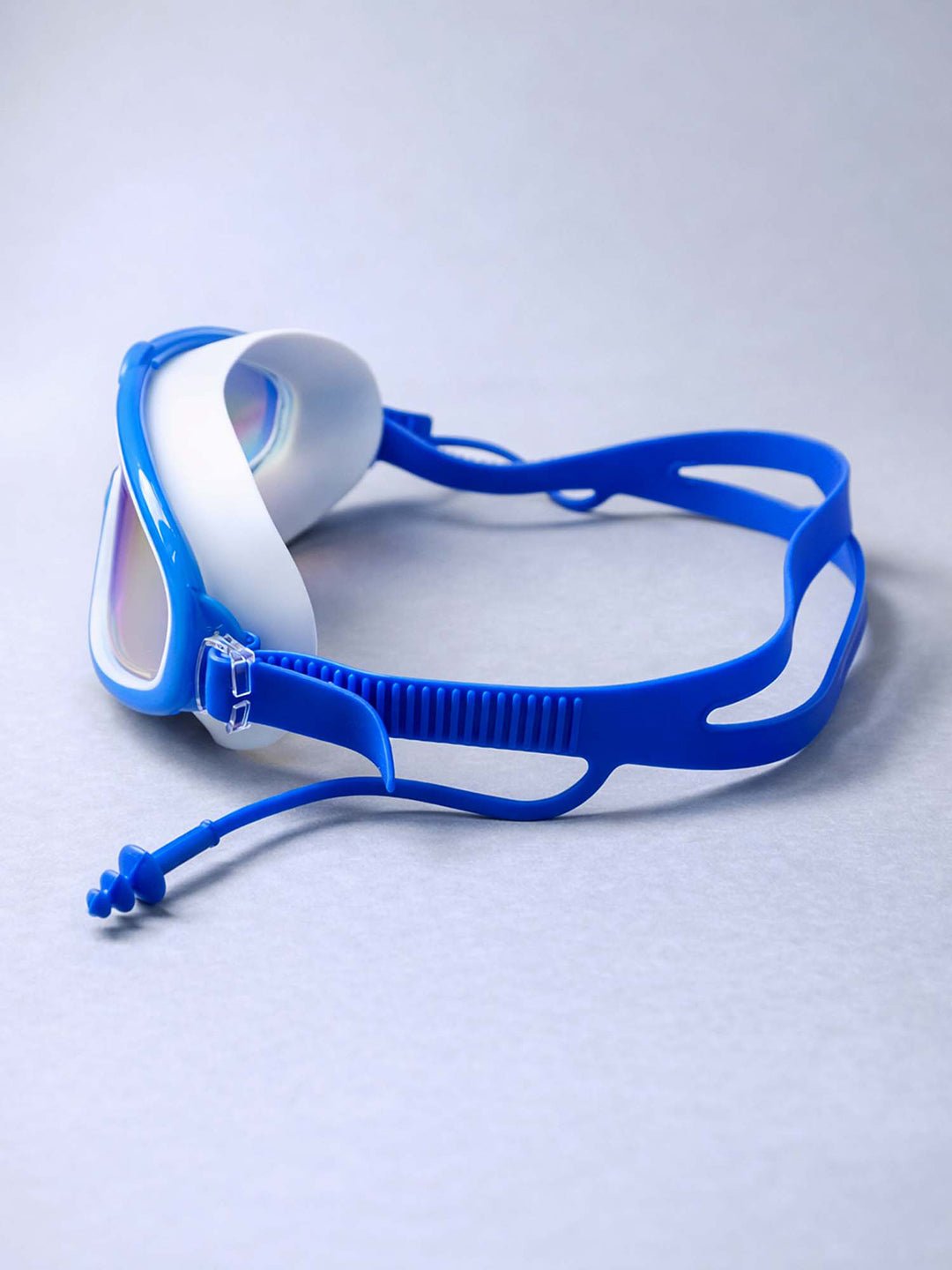 Little Surprise Box Blue & White Anti - Fog UV Protection Leakproof Swim Goggles for Kids, 7–15 Years - Swim Goggles