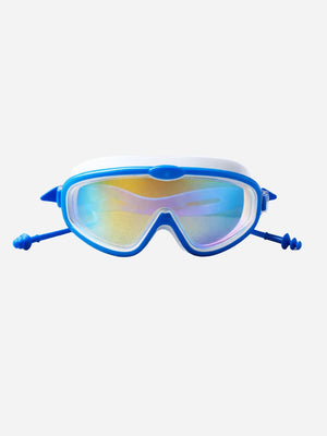 Little Surprise Box Blue & White Anti - Fog UV Protection Leakproof Swim Goggles for Kids, 7–15 Years - Swim Goggles