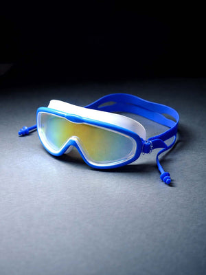 Little Surprise Box Blue & White Anti - Fog UV Protection Leakproof Swim Goggles for Kids, 7–15 Years - Swim Goggles
