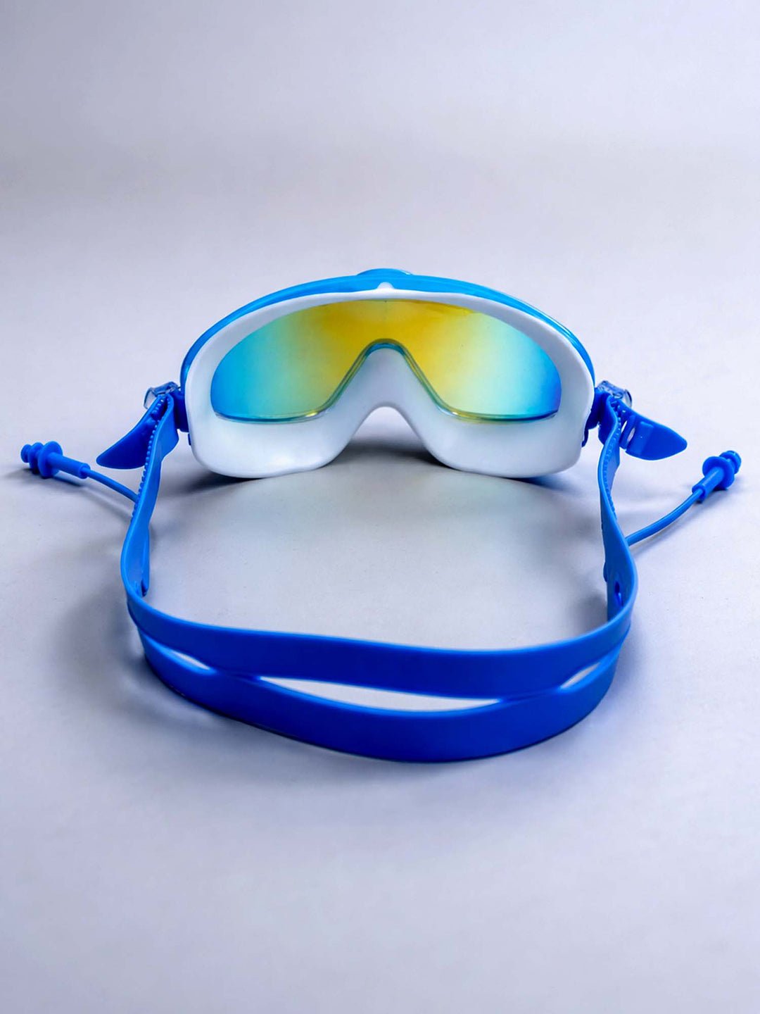 Little Surprise Box Blue & White Anti - Fog UV Protection Leakproof Swim Goggles for Kids, 7–15 Years - Swim Goggles