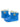 Little Surprise Box, Blue & White Band Rubber Rain Gumboots for kids - LSB - GB - S7 - BLU - BAND - 25EU