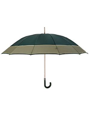 Little Surprise Box Border Large Canopy Size Umbrella for Adults - LSB - UM - GREN - BRWNBORDER