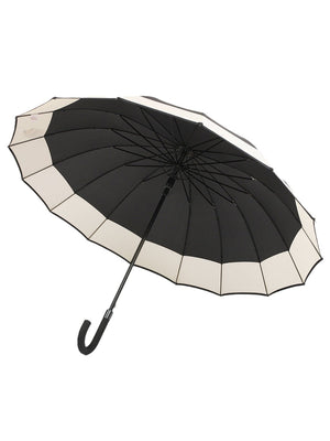 Little Surprise Box Border Large Canopy Size Umbrella for Adults - LSB - UM - MARN - CRMBORDER
