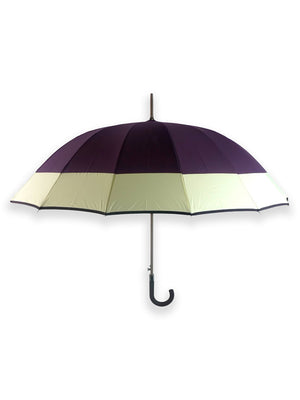 Little Surprise Box Border Large Canopy Size Umbrella for Adults - LSB - UM - CHOCLT - CRMBORDER