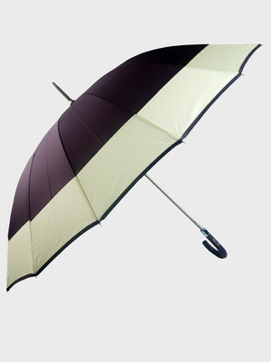 Little Surprise Box Border Large Canopy Size Umbrella for Adults - LSB - UM - CHOCLT - CRMBORDER
