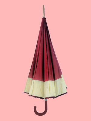 Little Surprise Box Border Large Canopy Size Umbrella for Adults - LSB - UM - MARN - CRMBORDER