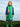 Little Surprise Box, Bottle Green Dino Knee Length Raincoat for Kids - 