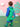 Little Surprise Box, Bottle Green Dino Knee Length Raincoat for Kids - 