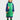 Little Surprise Box, Bottle Green Dino Knee Length Raincoat for Kids - 