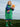 Little Surprise Box, Bottle Green Dino Knee Length Raincoat for Kids - 
