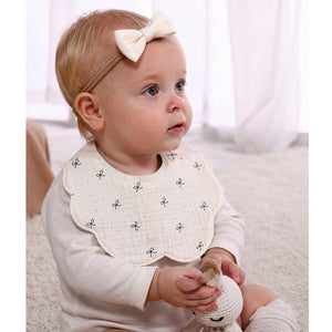 Little Surprise Box Bow Bunny Bib Set 2PCS | The Mom Store - Bedding