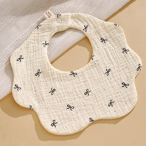 Little Surprise Box Bow Bunny Bib Set 2PCS | The Mom Store - Bedding