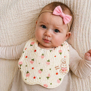 Little Surprise Box Bow Bunny Bib Set 2PCS | The Mom Store - Bedding