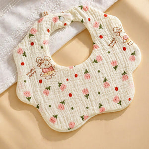 Little Surprise Box Bow Bunny Bib Set 2PCS | The Mom Store - Bedding