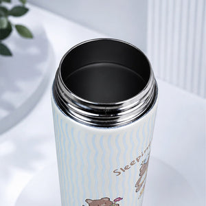 Little Surprise Box Bow Catty Stainless Steel Tumbler Water Bottle - Yellow Water Bottle