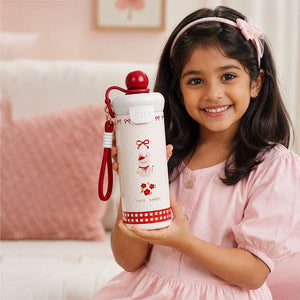 Little Surprise Box Bow Catty Stainless Steel Tumbler Water Bottle - Red Water Bottle