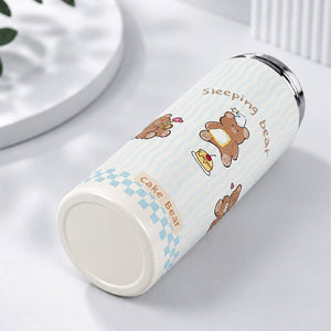 Little Surprise Box Bow Catty Stainless Steel Tumbler Water Bottle - Yellow Water Bottle