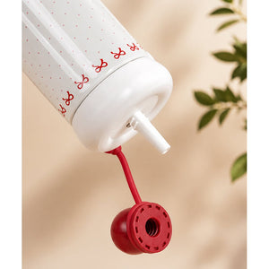 Little Surprise Box Bow Catty Stainless Steel Tumbler Water Bottle - Red Water Bottle
