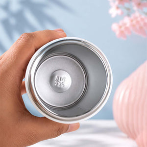 Little Surprise Box Bow Catty Stainless Steel Tumbler Water Bottle | The Mom Store - Pink Water Bottle