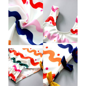 Little Surprise Box Bows & Waves Swimwear - Cute Comfort | The Mom Store - 1 - 2 Years Girls Swimwear