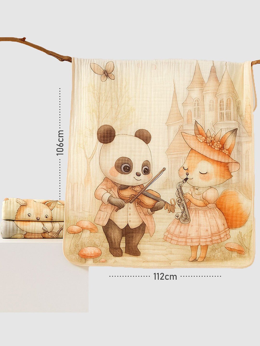 Little Surprise Box Breathable Pure Muslin cotton Blanket for Infants - LSB - BLNKT - COATPANDA