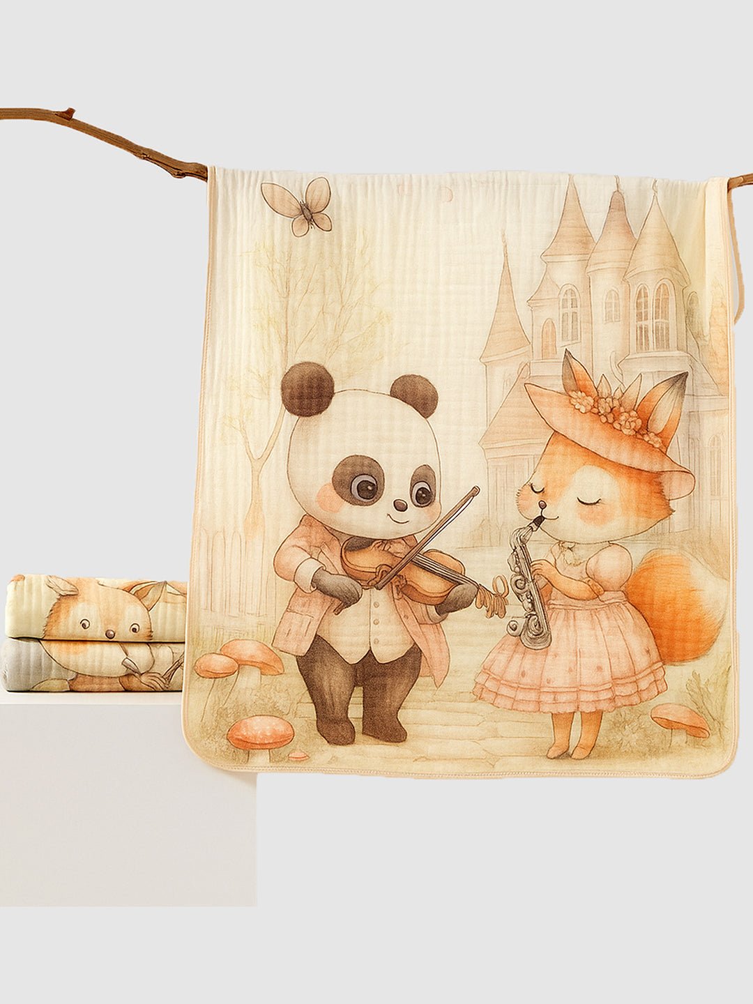 Little Surprise Box Breathable Pure Muslin cotton Blanket for Infants - LSB - BLNKT - COATPANDA