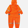 Little Surprise Box Bright Orange Roaring Tiger Theme All Over Jumpsuit / Playsuit Raincoat for Kids - LSB-S4-JS-ORANGETIGER-SMALL