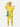 Little Surprise Box Bright Yellow 3D Dino Theme All Over Jumpsuit / Playsuit Raincoat for Kids - LSB-S4-JS-3D-DINO-SMALL