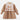 Little Surprise Box Brown & Cream Front floral Jacket patterned Knitted Frock Winterwear for girls - 2 - 3Y - LSB - FRK - BRWNCRMJACKT - 2 - 3Y
