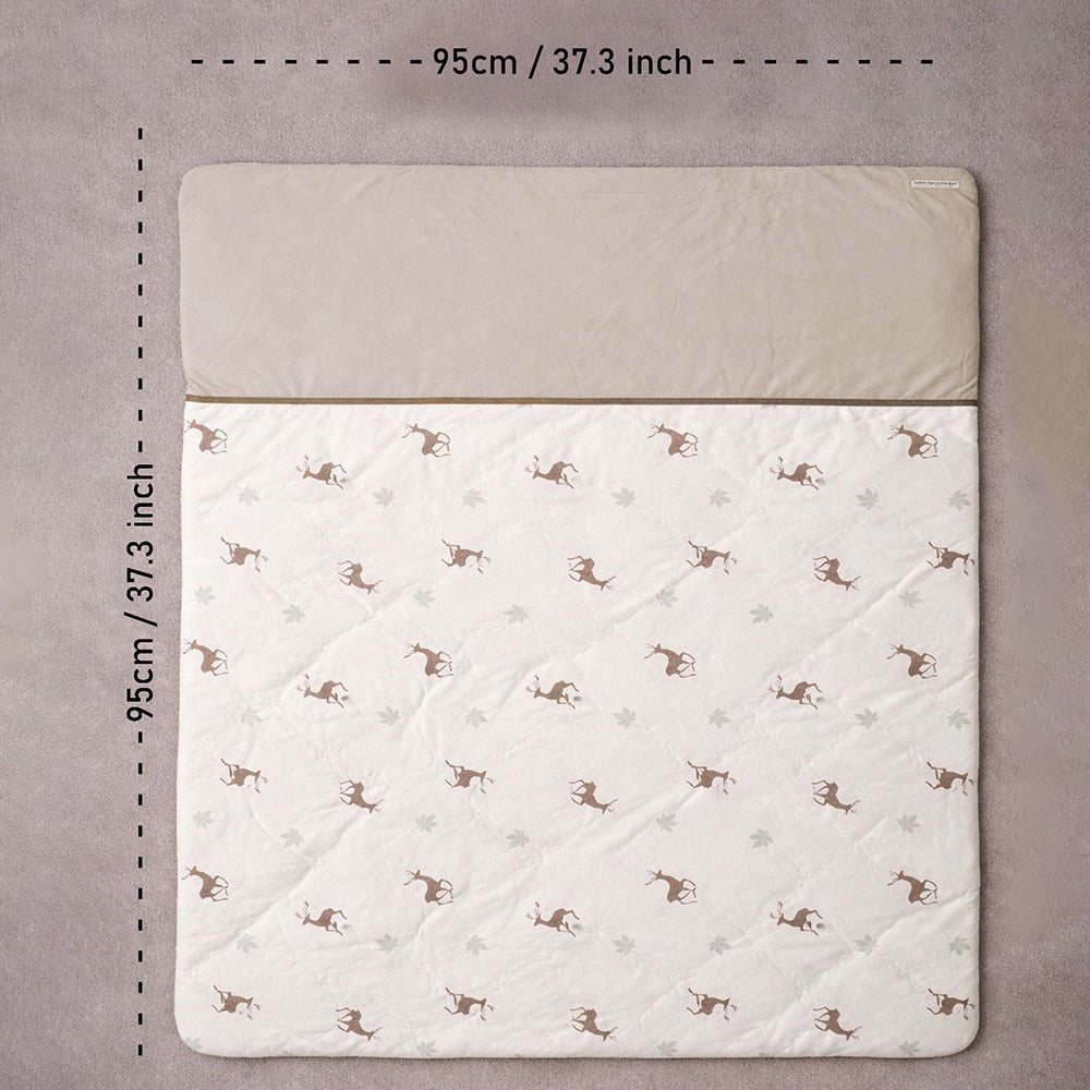 Little Surprise Box Brown Deer Hooded Newborn Winter Wrapper - Baby Blanket