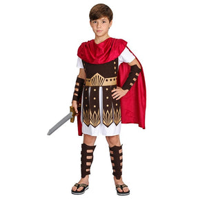 Little Surprise Box Brown Gladiator Halloween Costume for Kids - 10-12Y Halloween