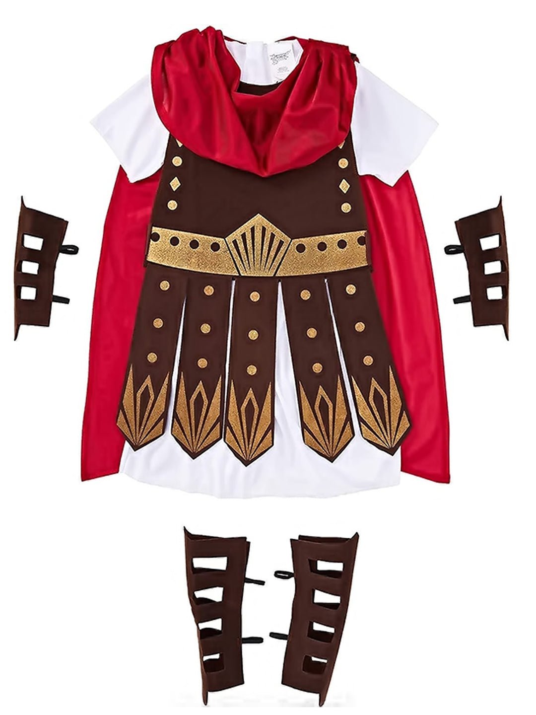 Little Surprise Box, Brown Gladiator, Kids Halloween Costume Fancy Dress Up - LSB - HWC - BRWNGLADTR - 7 - 9Y