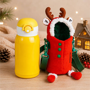 Little Surprise Box Brown Horse Stainless Steel Water Bottle & Thermos Flask | The Mom Store - Yellow Water Bottle