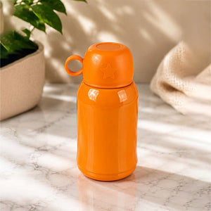 Little Surprise Box Brown Horse Stainless Steel Water Bottle & Thermos Flask | The Mom Store - Orange Water Bottle