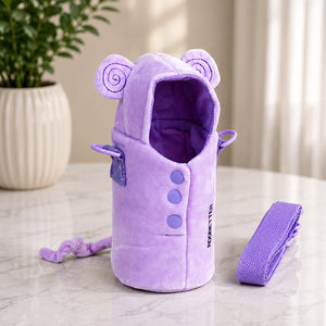 Little Surprise Box Brown Horse Stainless Steel Water Bottle & Thermos Flask | The Mom Store - Purple Water Bottle