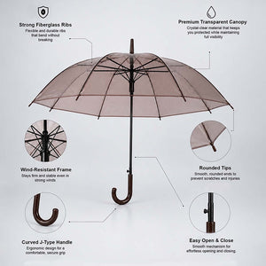 Little Surprise Box Brown Jelly Umbrella | The Mom Store - Monsoon Wear